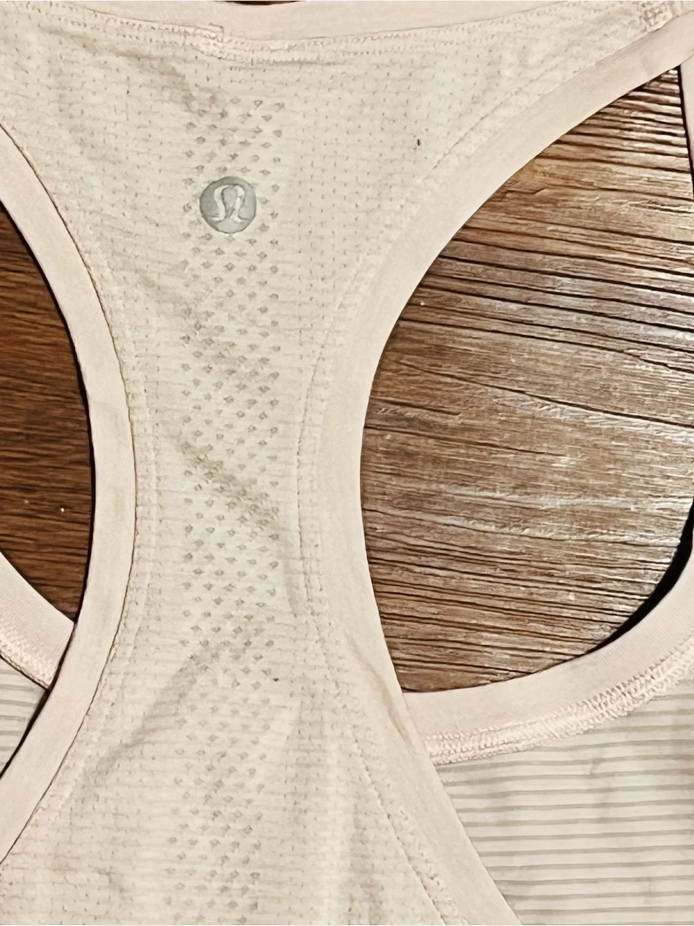 lululemon athletica White Scoop Neck Tank size 10